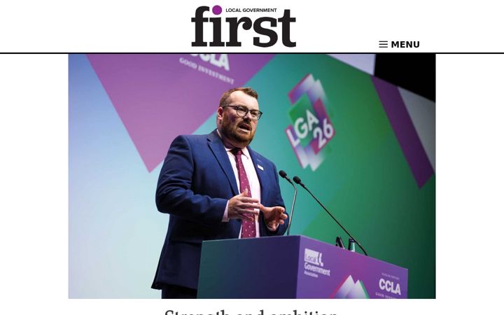 Screenshot of lgafirst.co.uk