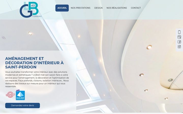 Screenshot of lgb40.fr