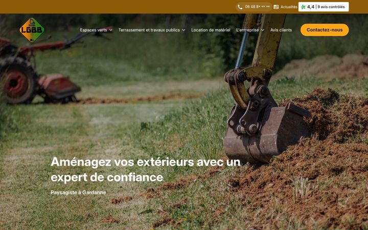 Screenshot of lgbb-paysage.fr