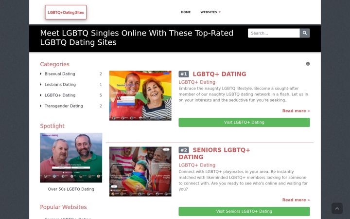 Screenshot of lgbtq-sites.com