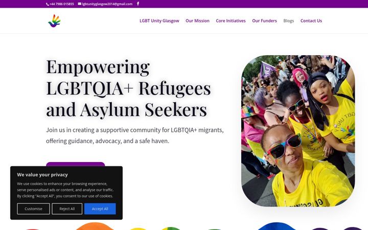 Screenshot of lgbtunity.org