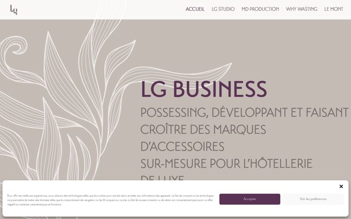 Screenshot of lgbusiness.com