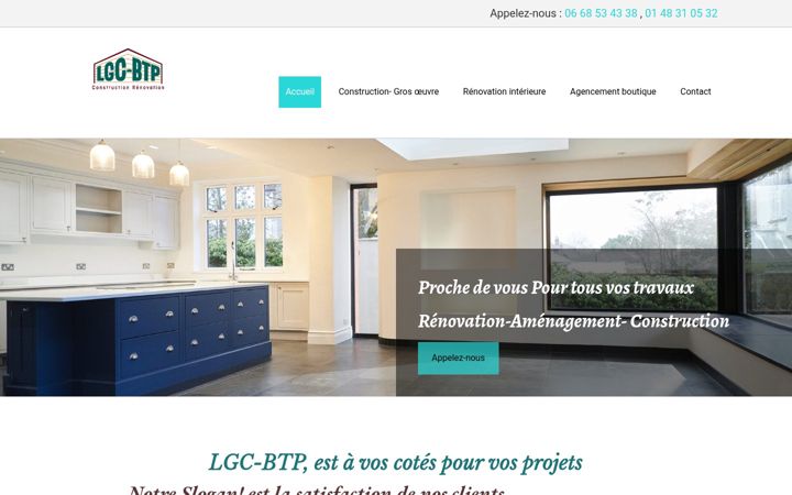 Screenshot of lgc-btp.fr