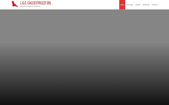 Screenshot of lgecalcestruzzisrl.it
