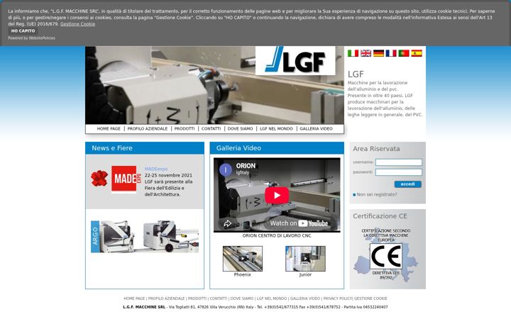 Screenshot of lgf.it