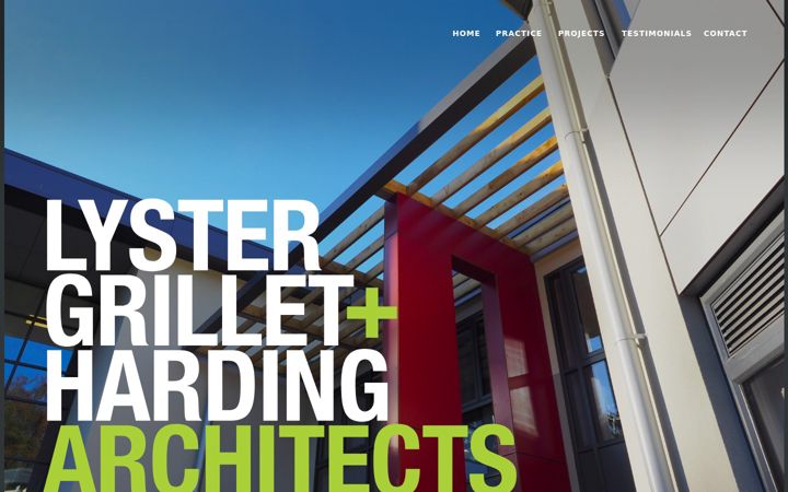 Screenshot of lgharchitects.co.uk