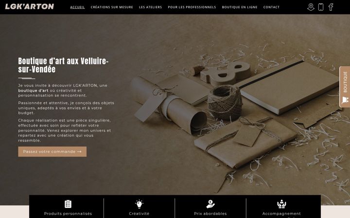 Screenshot of lgkarton.fr