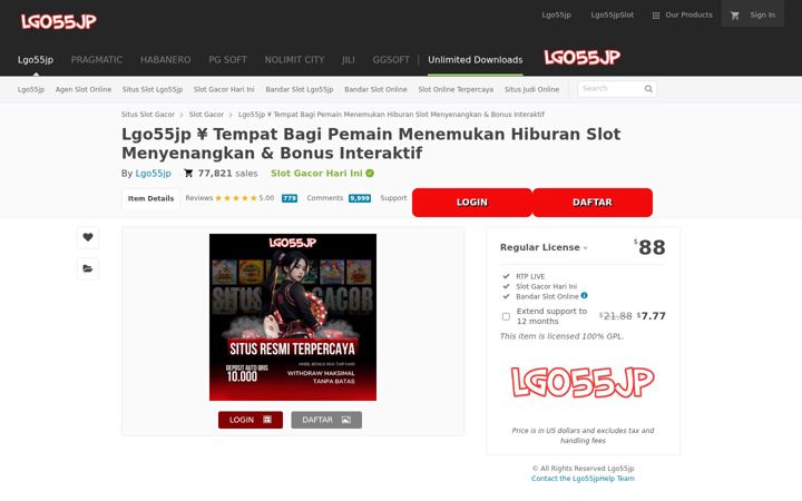 Screenshot of lgo55jp.org