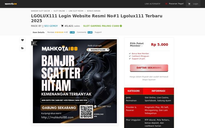 Screenshot of lgolux111.com