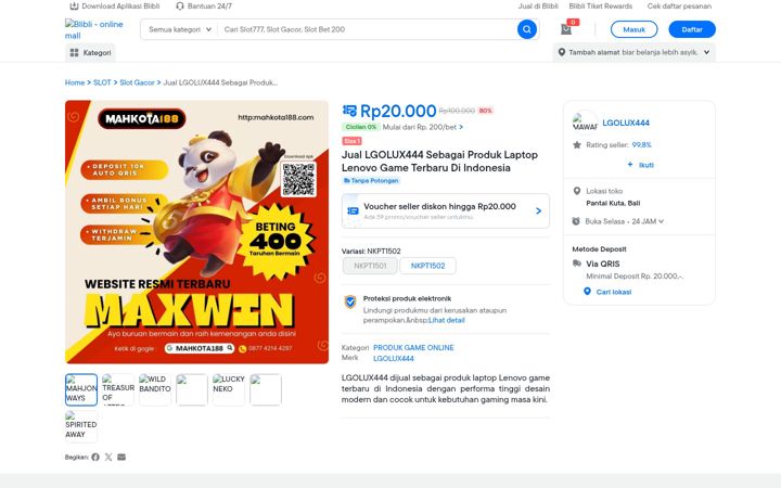Screenshot of lgolux444.com