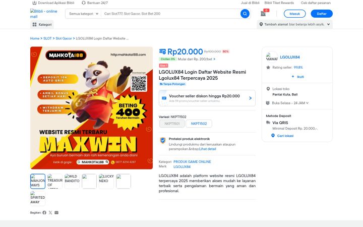 Captura de ecrã de lgolux84.com
