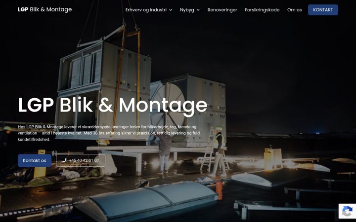 Screenshot di lgpblikogmontage.dk