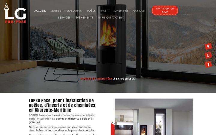 Screenshot of lgpro-pose.fr