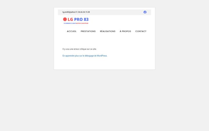 Screenshot of lgpro83.fr