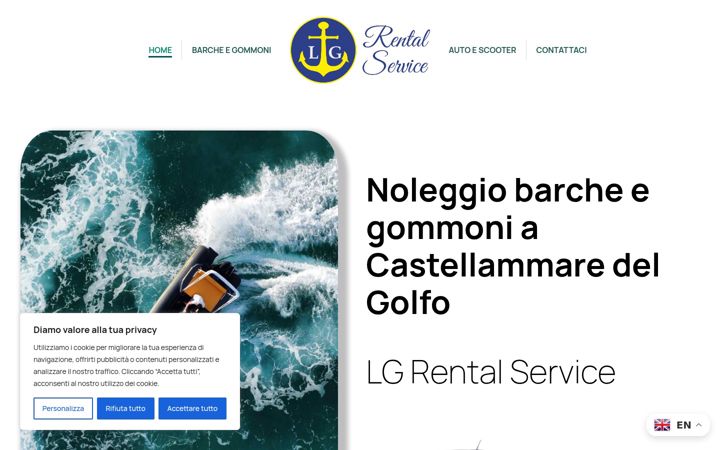 Screenshot of lgrentalservice.it
