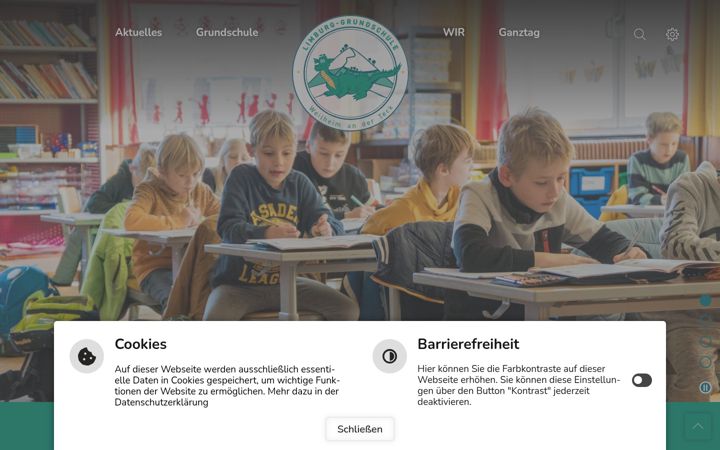 Screenshot of lgs-weilheim.de