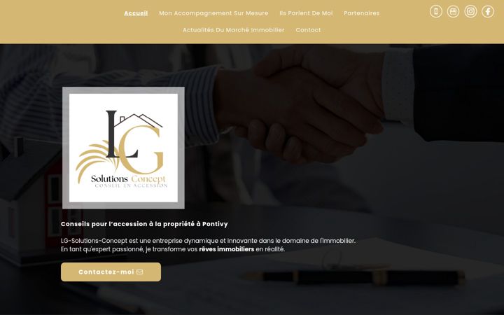Screenshot of lgsolutionsconcept.fr