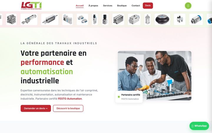 Screenshot of lgticm.com