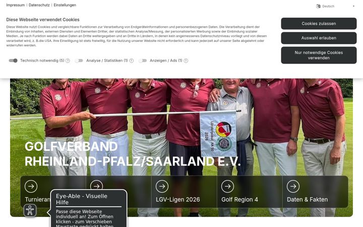 Screenshot of lgv-rps.de