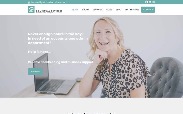 Screenshot of lgvirtualservices.com