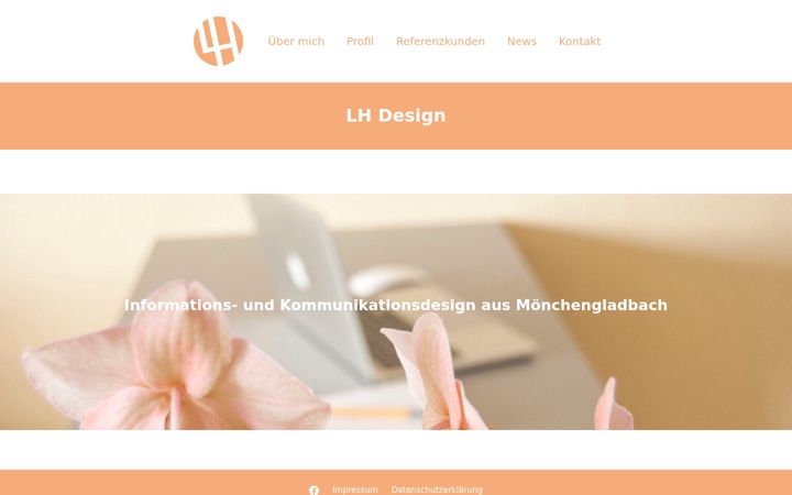 Screenshot of lh-design.com