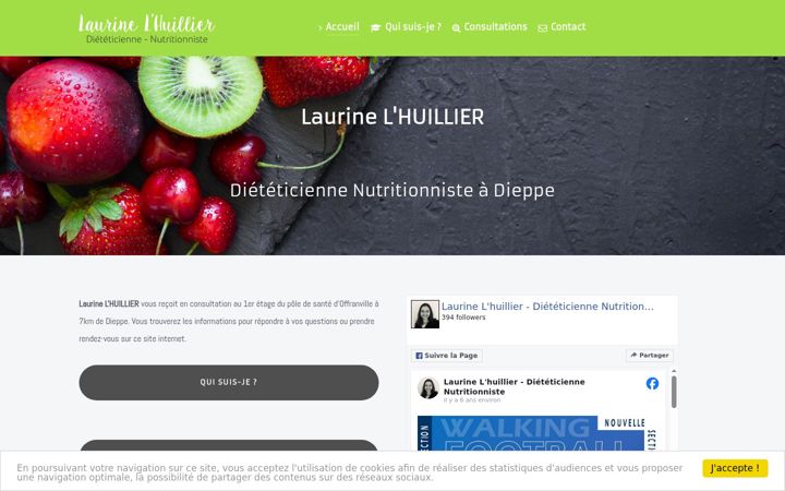 Screenshot of lh-diet.fr
