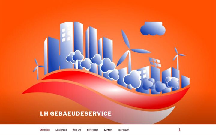 Screenshot of lh-gebaeudeservice.de