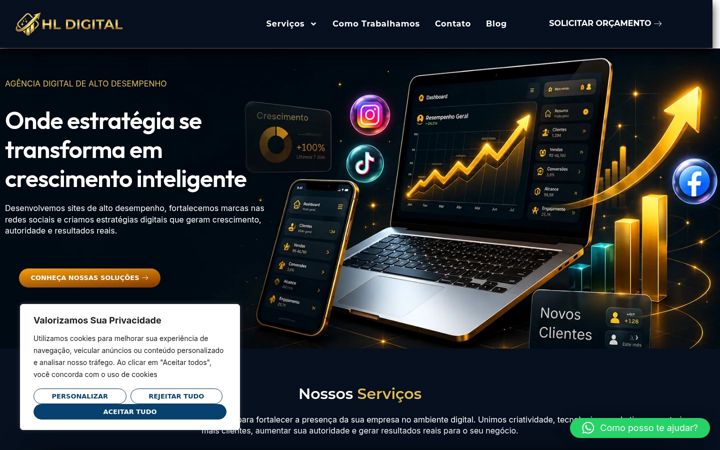 Screenshot of lhacessoriaemidiassociais.com