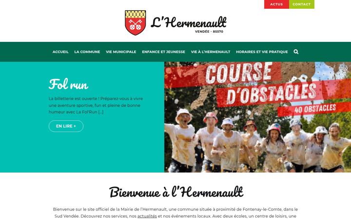 Screenshot of lhermenault.fr