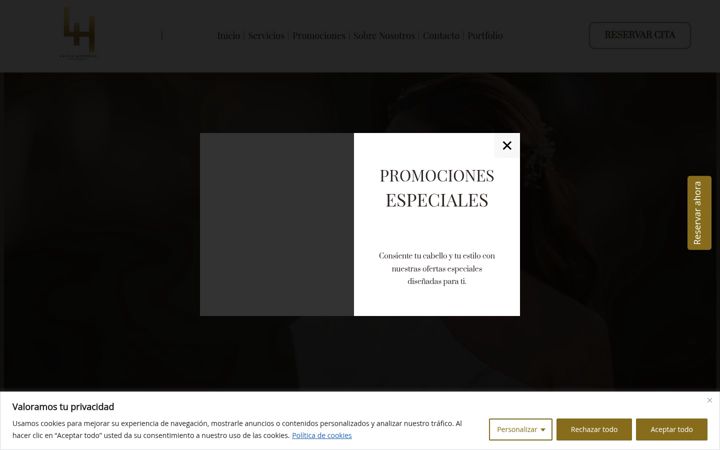 Screenshot of lhestilistas.com