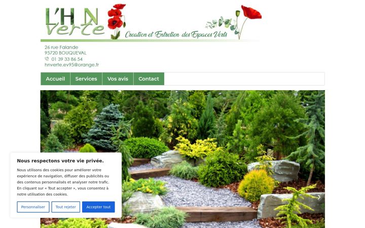 Screenshot of lhnverte.fr