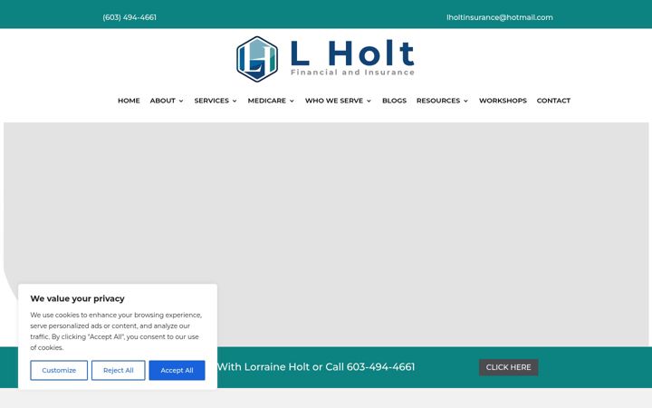 Screenshot of lholtfinancialandinsurance.com