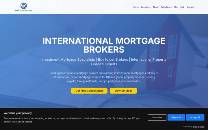 Screenshot of lhs-worldwide.com