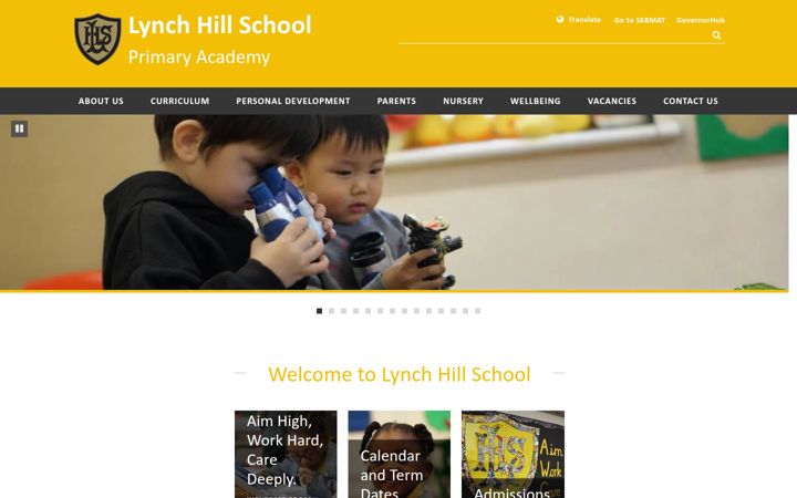 Screenshot of lhsprimaryacademy.org.uk