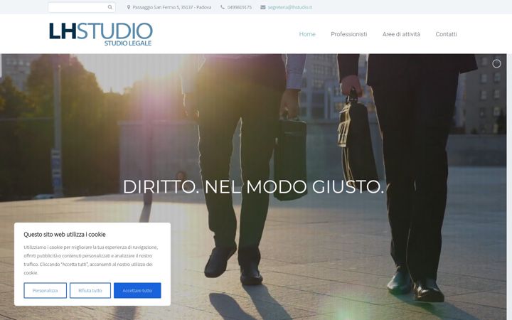 Screenshot of lhstudio.it