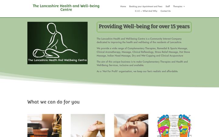 Screenshot of lhwbc.co.uk