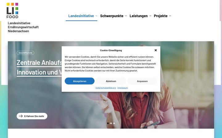 Screenshot of li-food.de