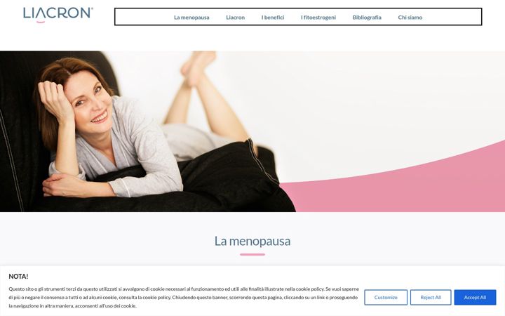 Screenshot of liacron.com