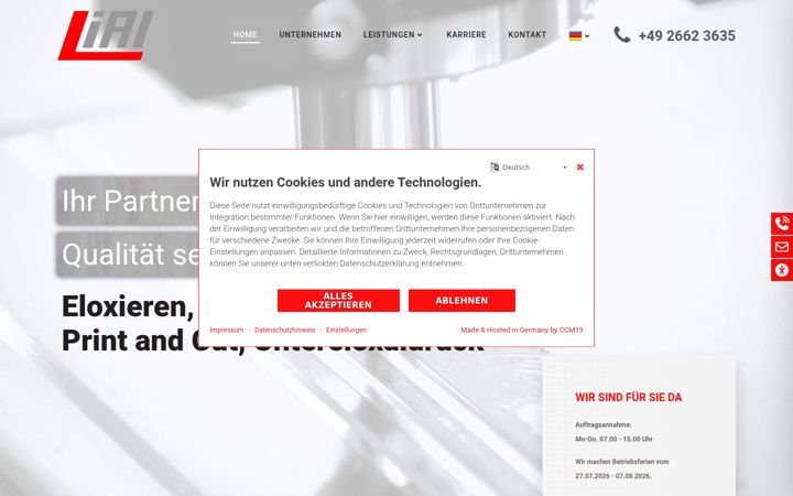 Screenshot of lial.de