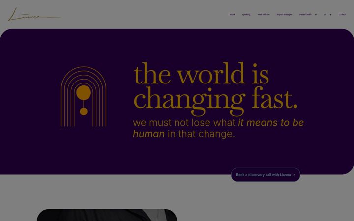 Screenshot of lianna-adams.com