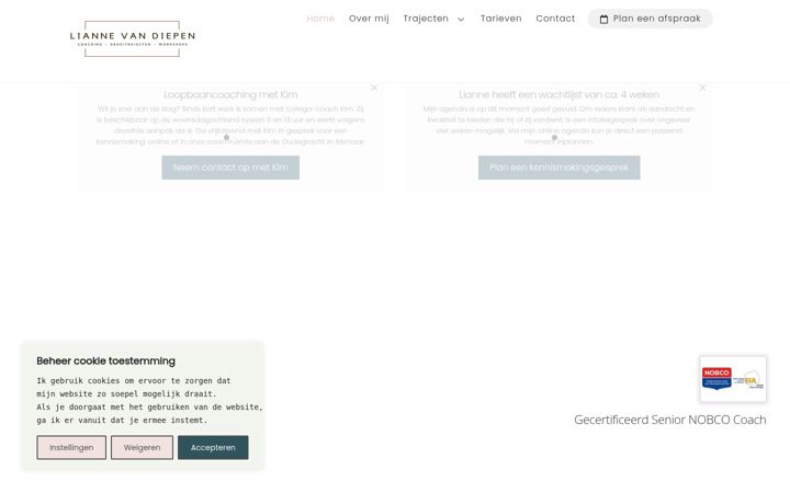 Screenshot of liannevandiepen.nl