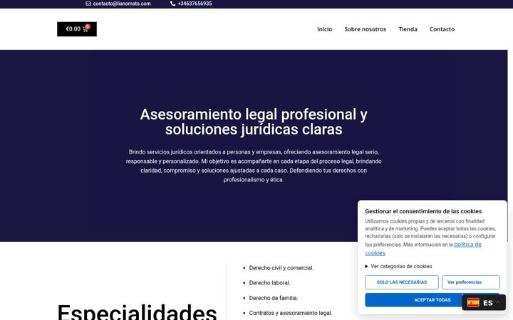 Screenshot of lianomato.com