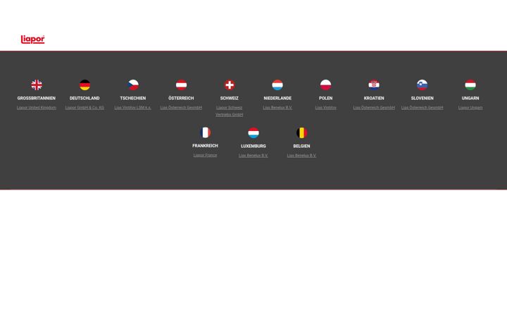 Screenshot of liapor.com