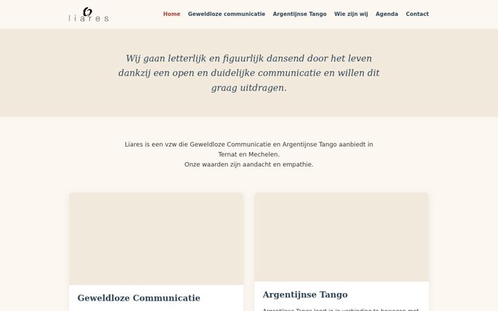 Screenshot of liares.be
