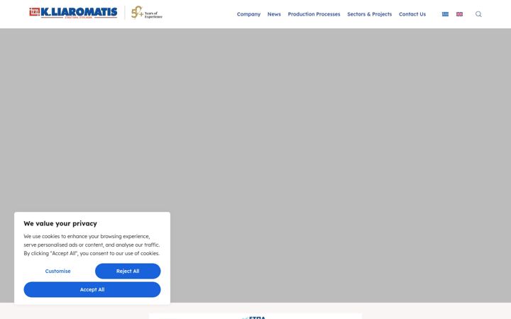 Screenshot of liaromatis.com