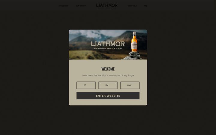 Screenshot of liathmorwhisky.com