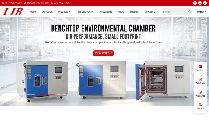 Screenshot of lib-chamber.com