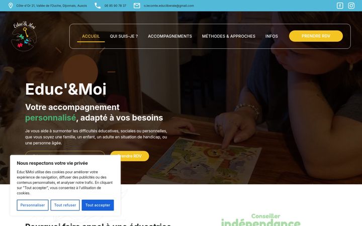 Screenshot of lib-educetmoi.fr