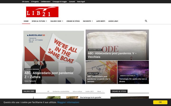 Screenshot of lib21.org