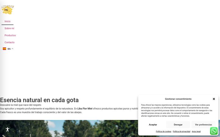Screenshot of libaflormiel.com